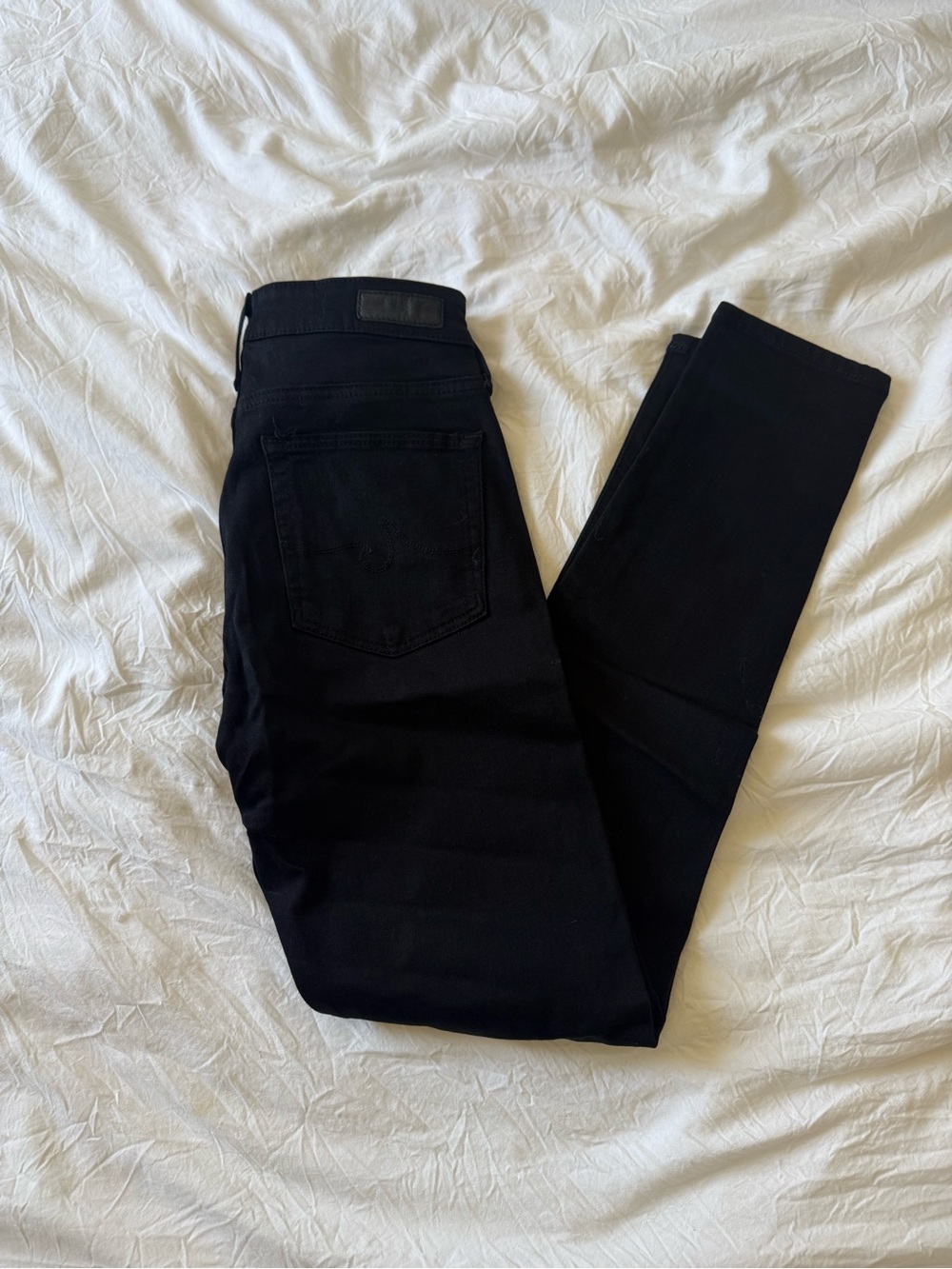 AG Adriano Goldschmmied The Farrah Skinny Ankle Jeans - Black